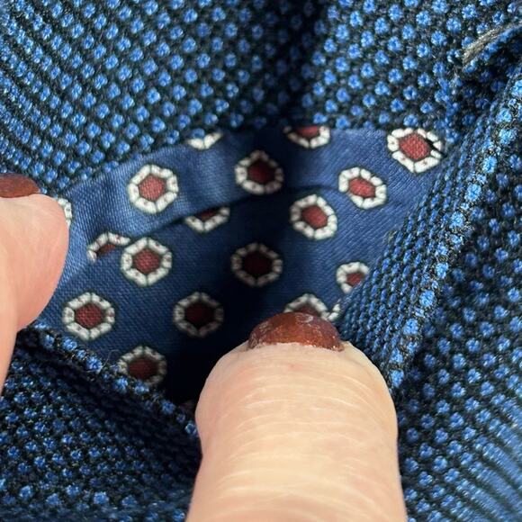 Luigi Fusaro Tailored Suit Jacket Italy Size 56 US Size 46 Career Wool Blend - Picture 5 of 10